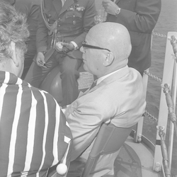 Urho Kekkonen's visit to WHOI and trip on Knorr.