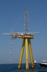 Mytilus on station at the Air-Sea Interaction Tower (ASIT).