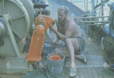 Jerry Cotter, bosun aboard Atlantis