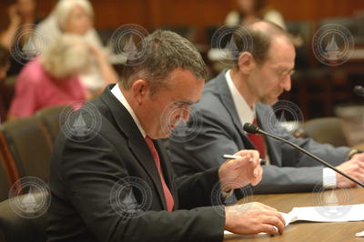 Chris Reddy testifying in Washington, DC about the Gulf oil spill.