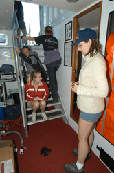 2004 Ocean Science Journalism Fellows on Tioga.