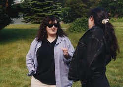 Sue Bello and Dian Dimassa at the 1998 Graduate Reception