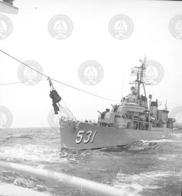 View of the USS Hazelwood from the Atlantis II