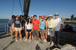 A group of Summer Student Fellows with their Tioga instructors.