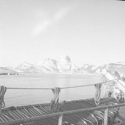 View of terrain near Godthaab, Greenland