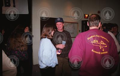 Susan Humphris talking with Bob Ballard