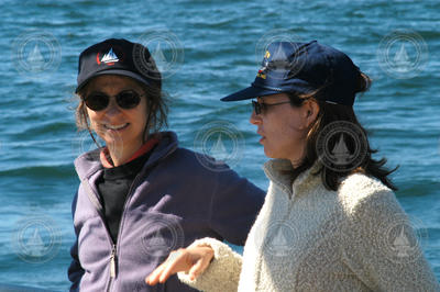 2004 Ocean Science Journalism Fellows, Liza Miller Gross and Christina Reed.