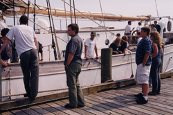 Departure of the 2002 MIT-WHOI Joint Program SEA cruise.
