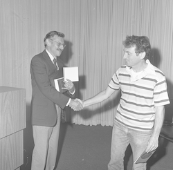 1980 Bigelow Medal ceremony for Holger Jannasch.