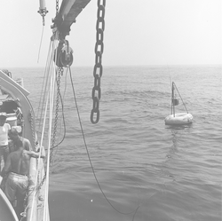 Richardson buoy as seen from the deck of Chain