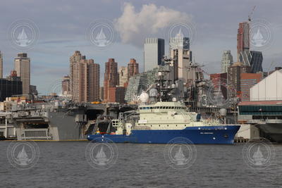 R/V Neil Armstrong docked at pier 86 during Fleet Week in NYC.