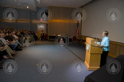 Susan Avery giving her opening remarks during the Colloquium.