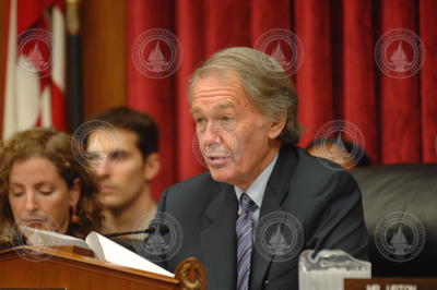 Subcommittee chairman Rep. Edward Markey (D-Mass.) speaking.