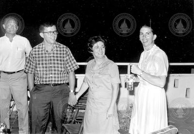 Group attending party in Puerto Rico