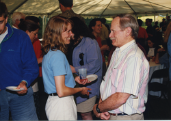 Liz Minor and Skip Little at the 1998 Graduate Reception.
