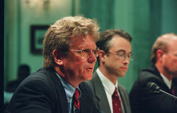 Bill Curry testifying before a US Senate committee