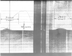 Underwater PGR recording taken during Thresher search.