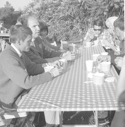 Clambake at Fenno for Russian researchers from the Akademik Kurchatov.