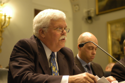 Terry Joyce speaking during Congressional hearing