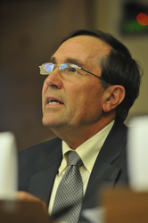 Don Anderson participating in congressional hearing panel testimony.