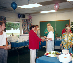 Carolyn Winn and guests