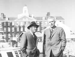 Columbus Iselin (r) and Edward Smith.