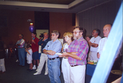 Guests at William Dunkle's retirement party