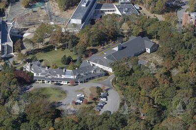 Aerial view of the Quissett Campus