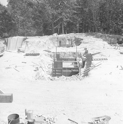 Quissett campus construction.