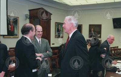 Andy Solow, Terry  Schaff and Admiral James Watkins