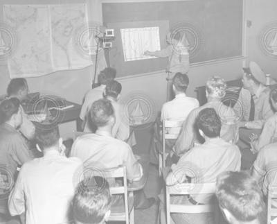 Dean Bumpus teaching Navy submariners BT class.