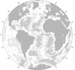 Atlantic Ocean bathymetry