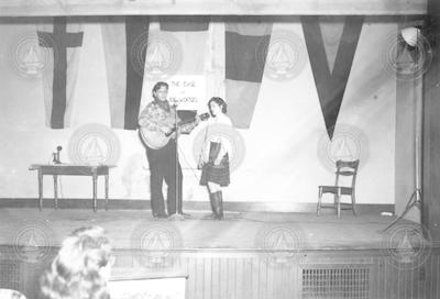 Eric Cave and Kay Wingate perform at Woods Hole Follies.