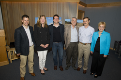 Group photo of the Morss Colloquium panel with Susan Avery.