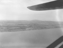 View from PBY flight over Iceland