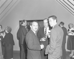 Guests talking, USSR Oceanographic Delegation