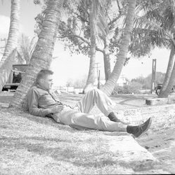 Dave Frantz at Bermuda Biological Station.