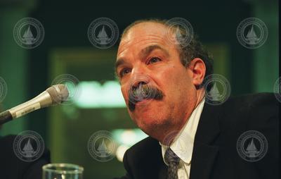 Andy Solow testifying before a Senate committee