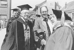 George Grice, Henry Morse, John Booster at Commencement