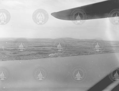 View from PBY flight over Iceland