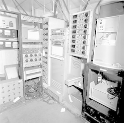 Equipment in lab aboard Knorr