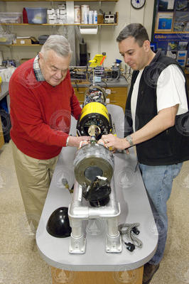 Doug Webb and Dave Fratantoni with glider