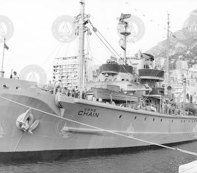 R/V Chain docked in Monaco.