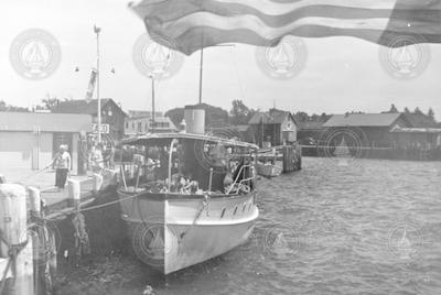 Anton Dohrn arriving in Woods Hole