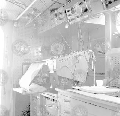 Equipment in lab aboard Gosnold