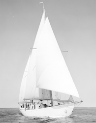 Aries, under sail