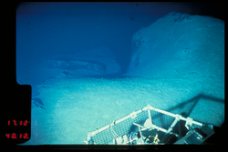 Sediment ridge viewed during Alvin dive 617.