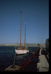 El Austral at dock, unknown harbor