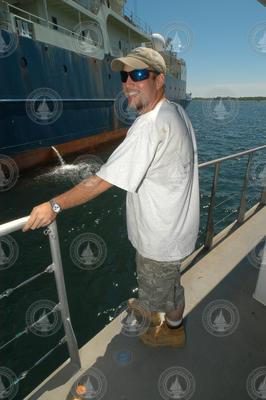 Ian Hanley, first mate on the Tioga.