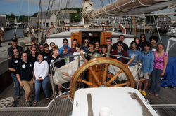 Group photo of SEA crew and students.